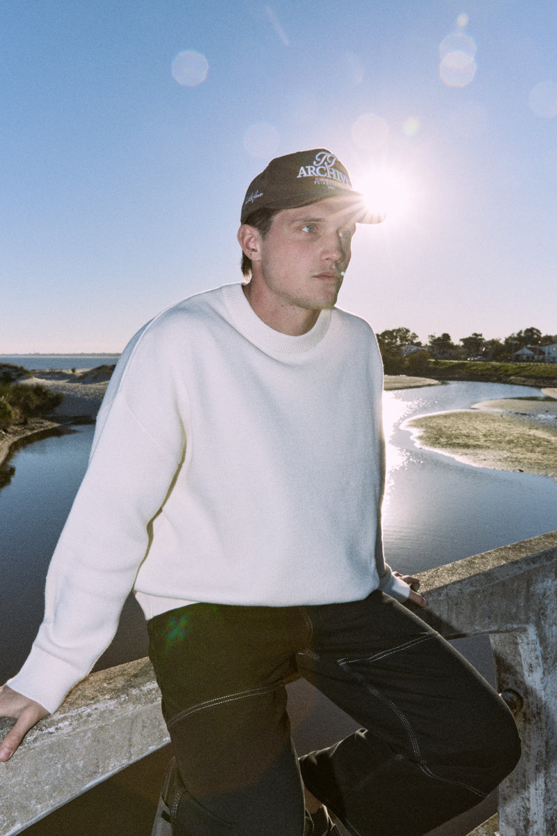 SWEATER OVERSIZE TEJIDO KOBE - Sea Salt