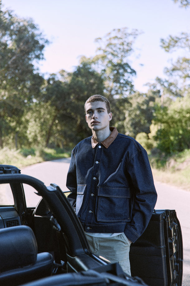 Product CAMPERA DE DENIM SLINGTON-Dark Denim - Image 1