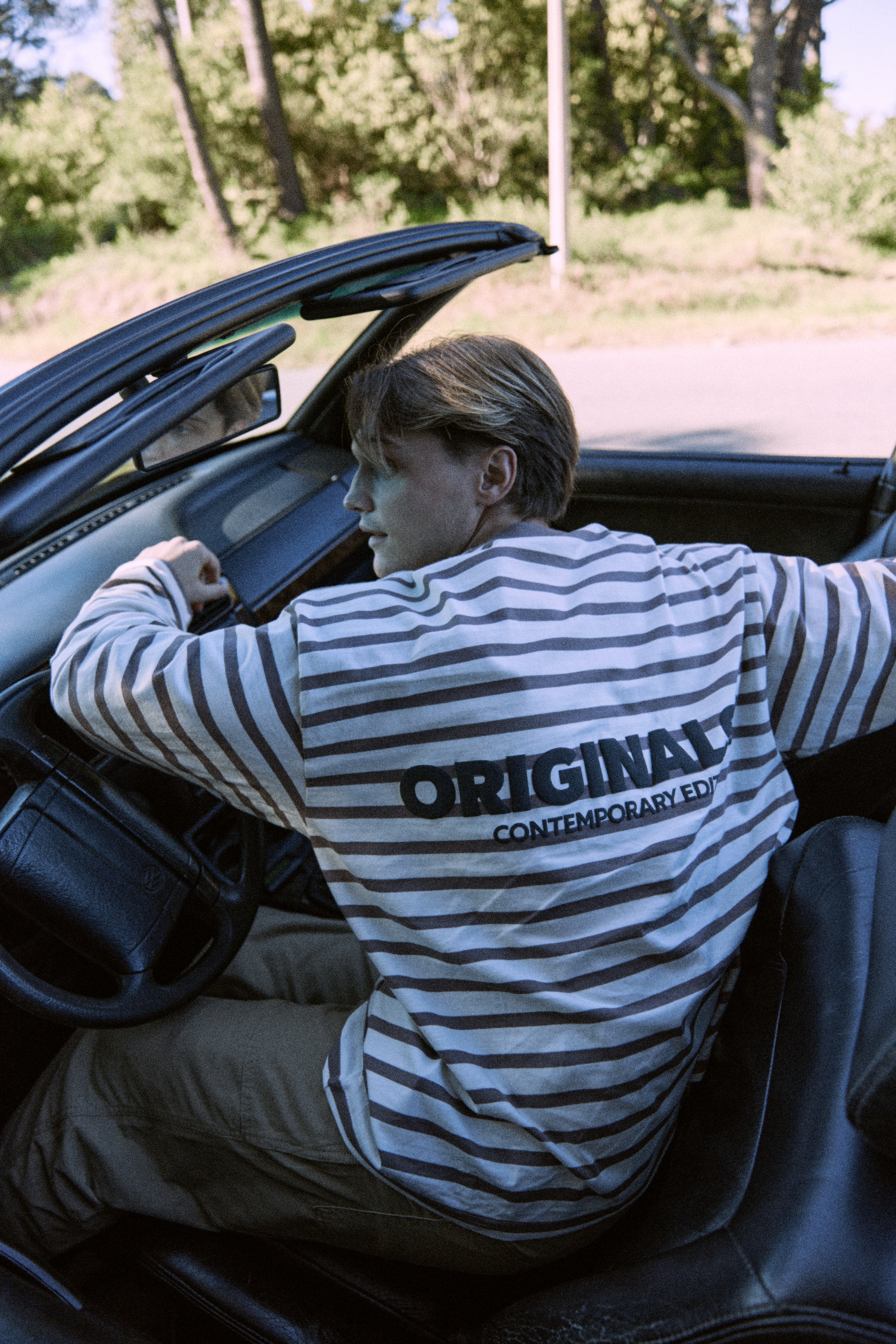 CAMISETA SLINGTON CREW-Deep Taupe Stripes:ANTIQUE WHITE