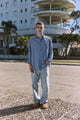 CAMISA DE LINO LIAM-Coronet Blue Fit:COMFORT FIT