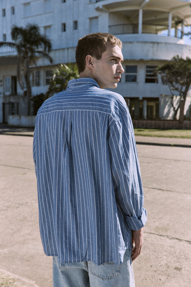 Product CAMISA DE LINO LIAM-Coronet Blue Fit:COMFORT FIT - Image 4