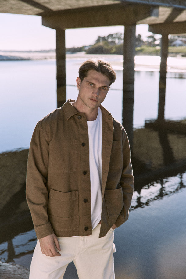 Product SOBRECAMISA WORKER DERRY-Shitake - Image 3