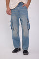 JEAN ALEX CARGO 314 - Blue Denim