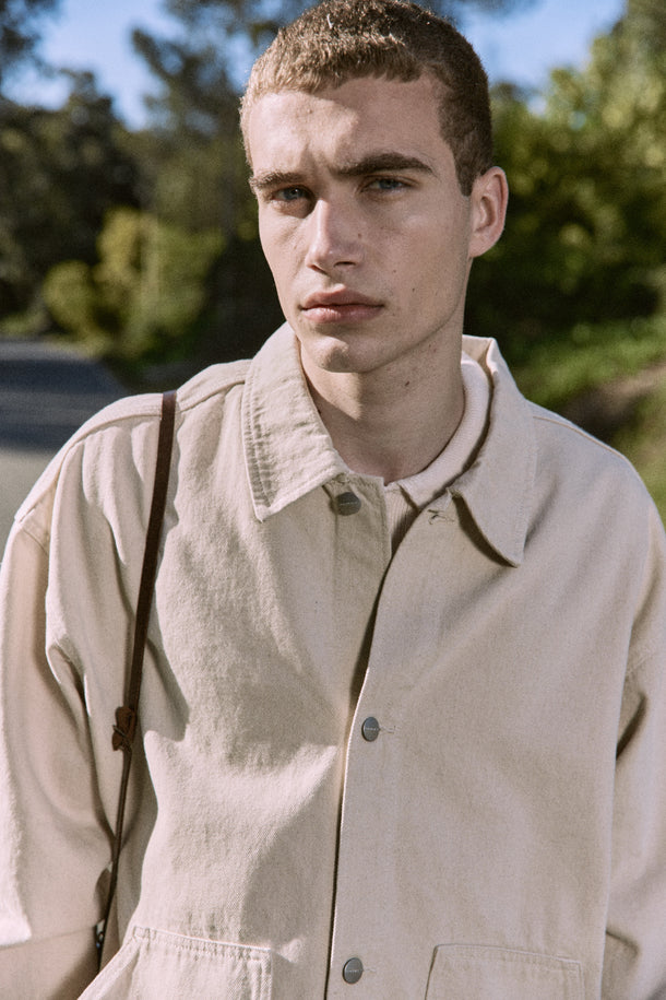 Product CAMISA DE DENIM BOXY-Raw Cotton - Image 6