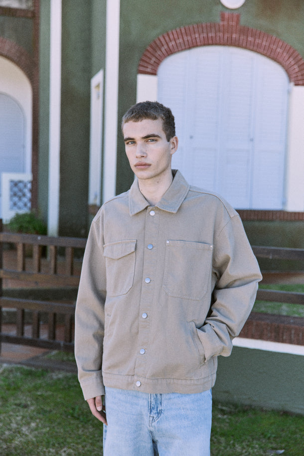 Product CAMPERA DE DENIM BELLAGIO-Silver Sage - Image 3