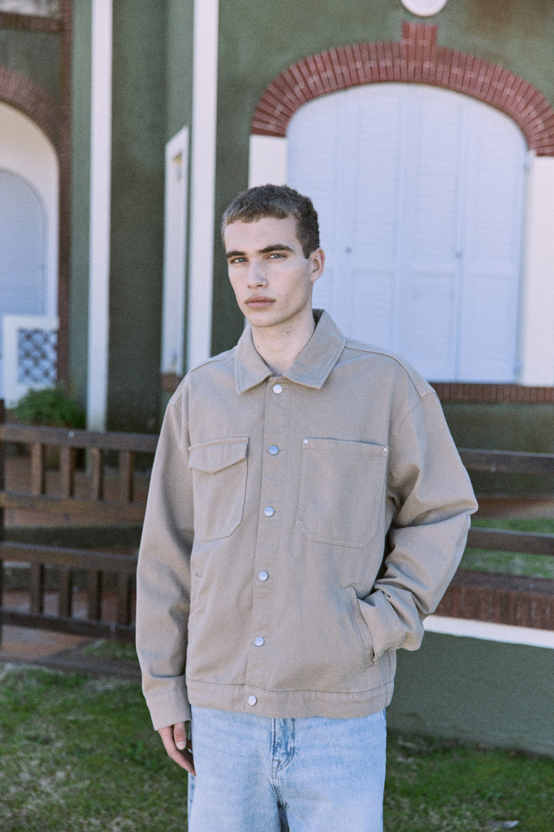 CAMPERA DE DENIM BELLAGIO-Silver Sage