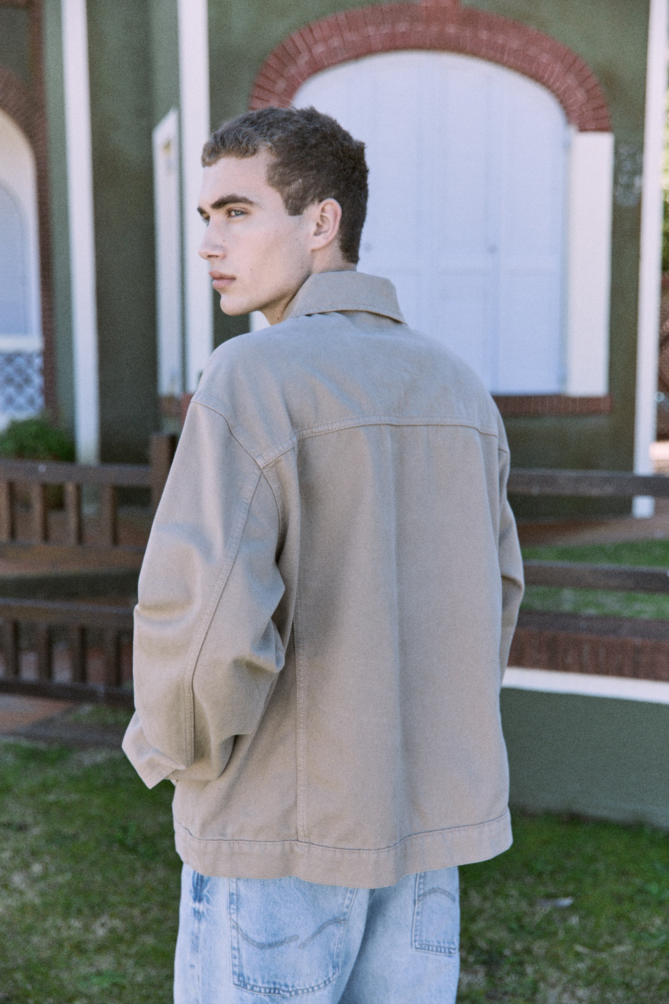 CAMPERA DE DENIM BELLAGIO-Silver Sage