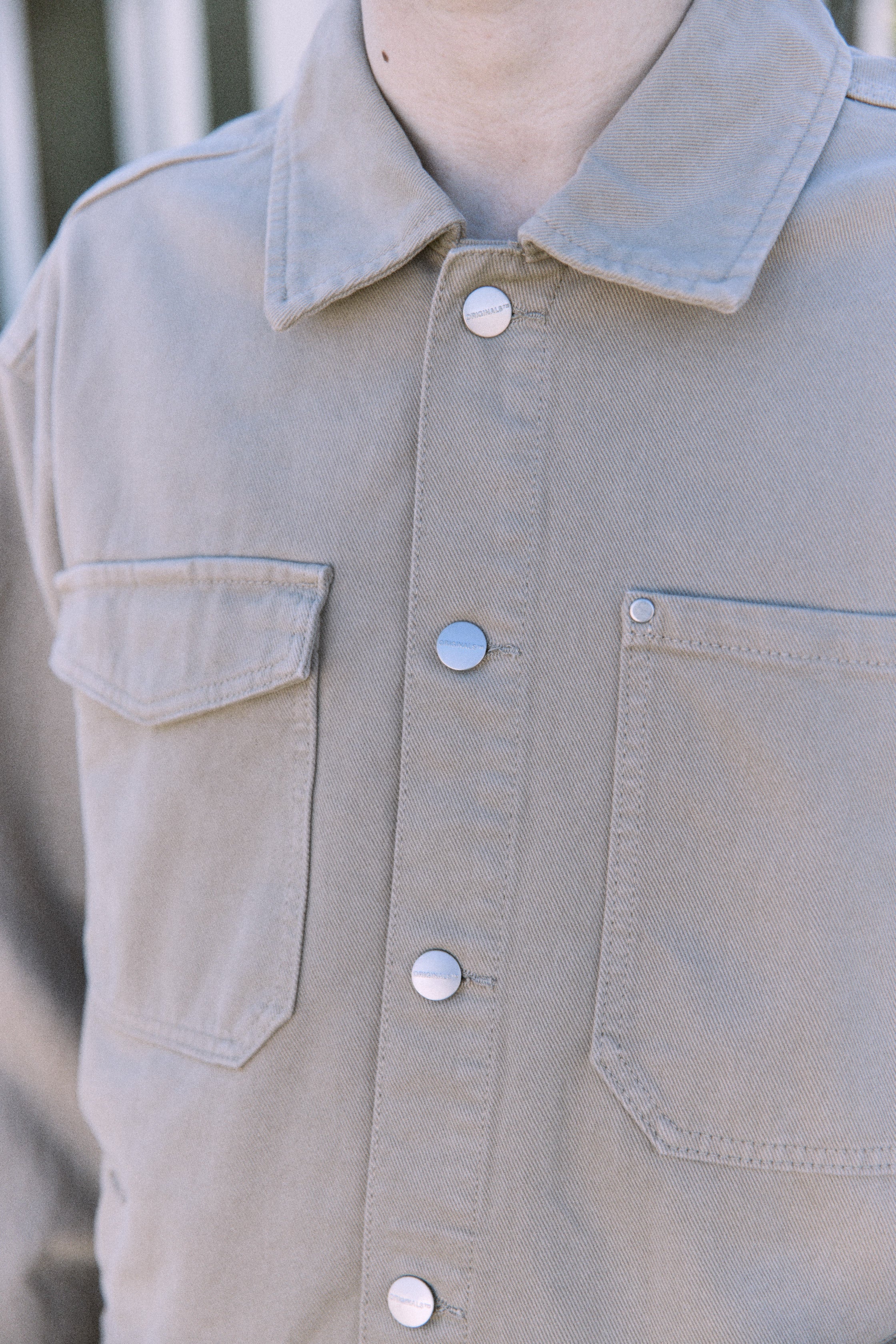 CAMPERA DE DENIM BELLAGIO-Silver Sage