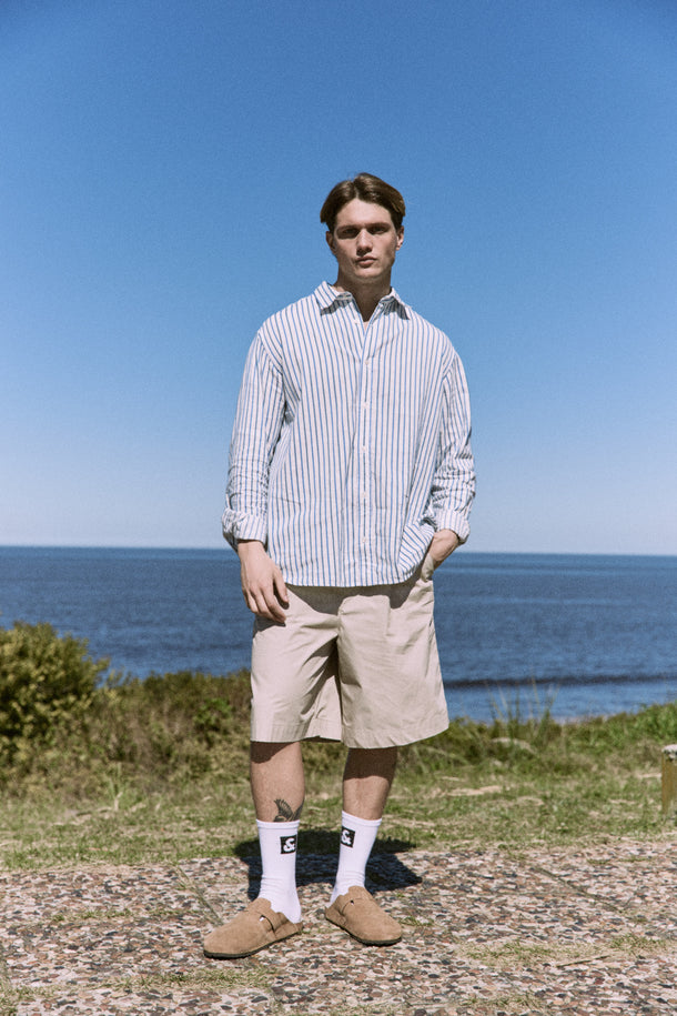 Product SHORT CHINO PORTER-Silver Lining - Image 5