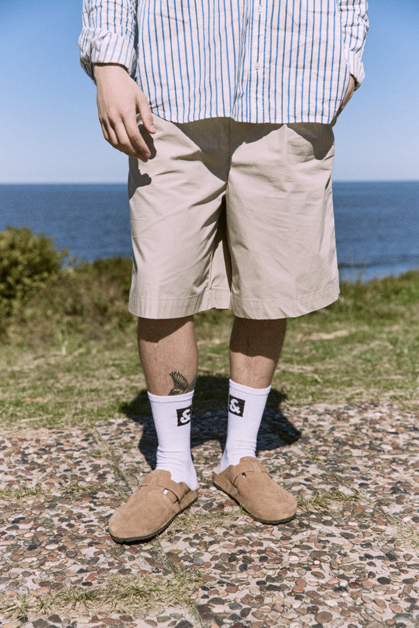 Product SHORT CHINO PORTER-Silver Lining - Image 4