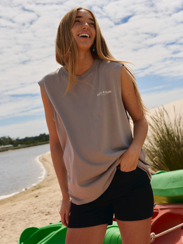 Product MUSCULOSA LOOSE ESTAMPADA RIPTIDE WAVES - Moonstruck - Image 2