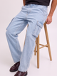 JEAN CARGO EDDIE - Blue Denim - null