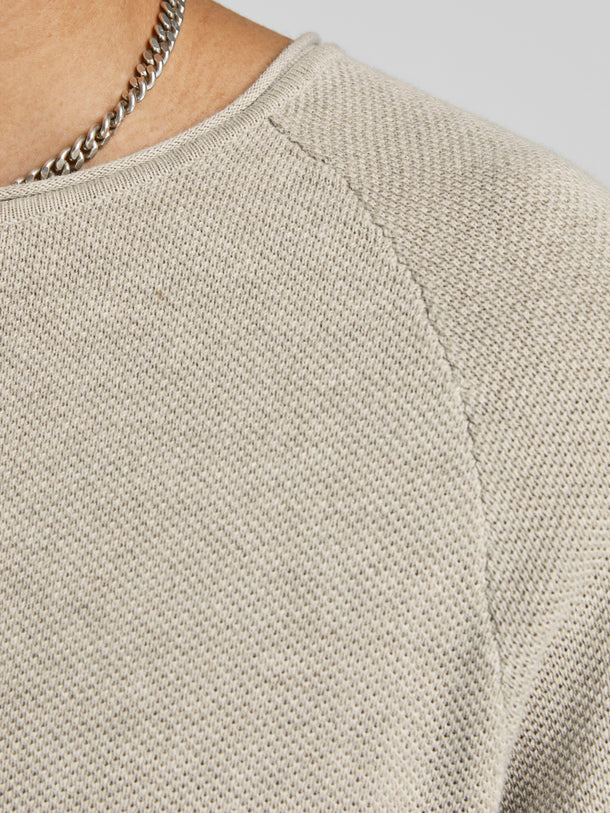 Product SWEATER HILL - Oatmeal Detail:MELANGE - Image 4