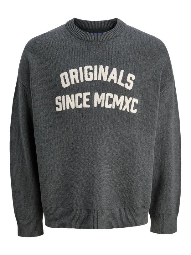 Product BUZO TEJIDO OVERSIZE MEADOWS-Dark Grey Melange - Image 1