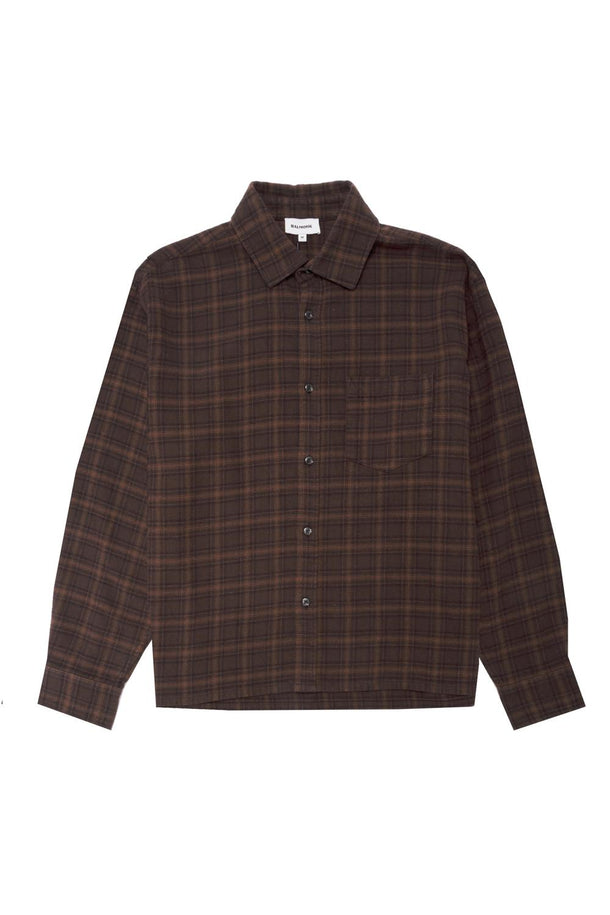 Product CAMISA MANGA LARGA BOXY FRANELA -Coffee Bean - Image 4