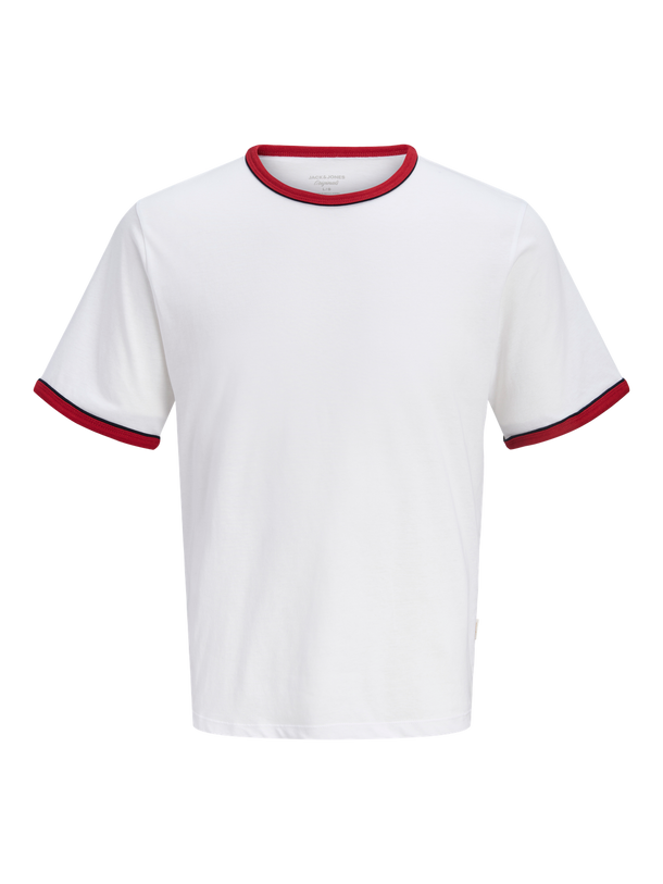 Product CAMISETA REGULAR MANGA CORTA DETALLE - Bright White - Image 1