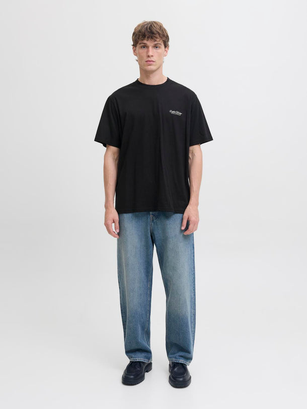 Product CAMISETA RELAXED ESTAMPADA LEECKER-Black - Image 2