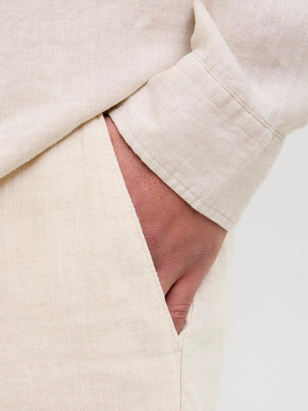 Product PANTALON CHINO LINO KARL-Silver Lining - Image 4