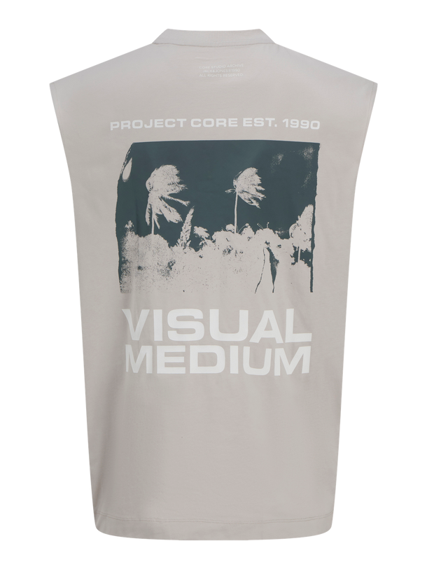 Product MUSCULOSA LOOSE ESTAMPADA SAGO - Vapor Blue - Image 1