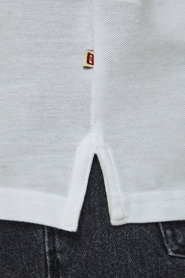 Product CAMISETA POLO BASIC - White Detail:SLIM FIT - Image 4