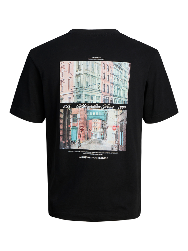 Product CAMISETA RELAXED ESTAMPADA BILLY-Black - Image 1