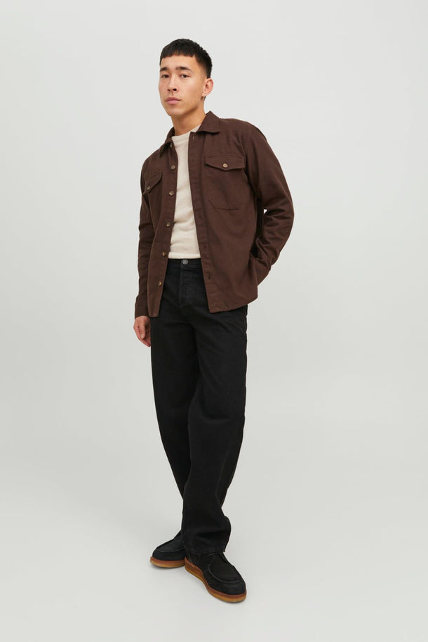 Product SOBRECAMISA EDDIE - Seal Brown Detail:SOLID - Image 4