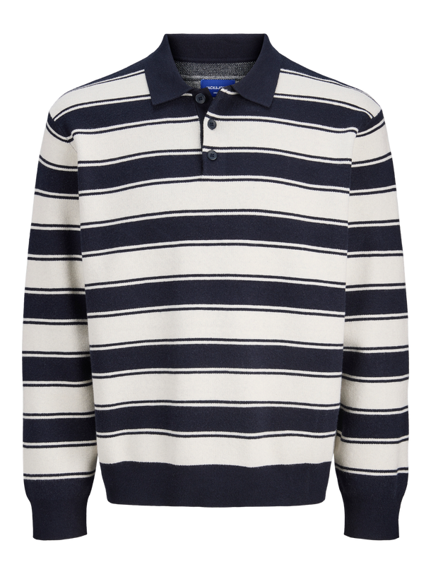 Product POLO LOOSE TEJIDO NOSTALGIA-Sky Captain Stripes:Sea Salt - Image 5