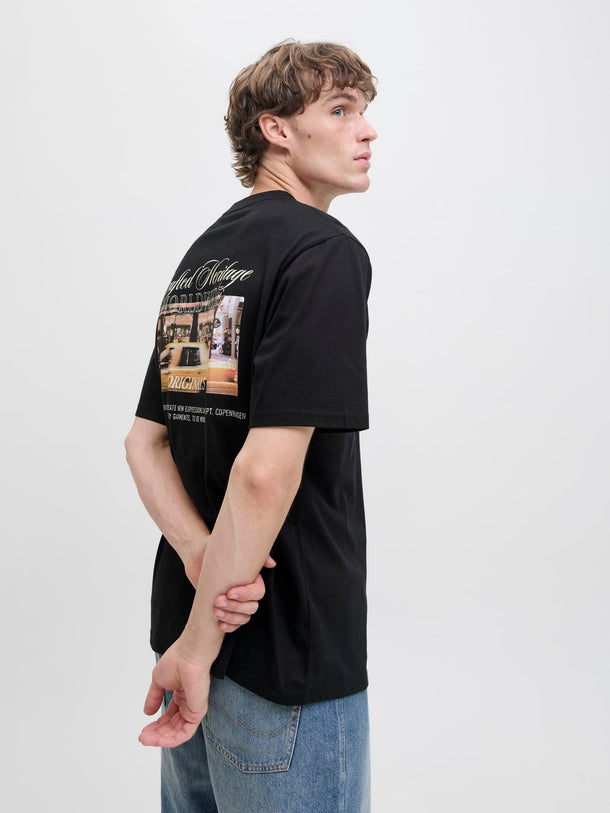 Product CAMISETA RELAXED ESTAMPADA LEECKER-Black - Image 3