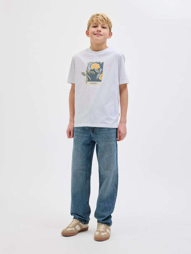 Product CAMISETA REGULAR ESTAMPADA ALMERIA JNR - Bright White - Image 2