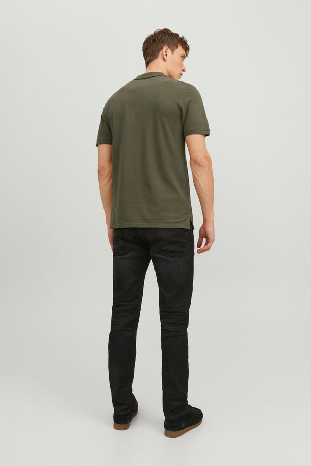 Product CAMISETA POLO BASIC - Olive Night Detail:SLIM FIT - Image 2