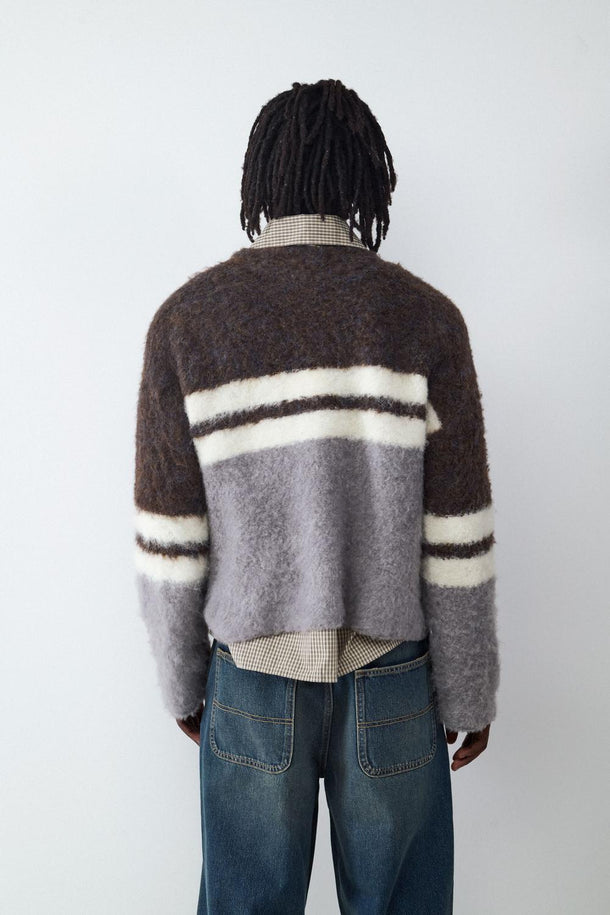 Product SWEATER CUELLO REDONDO RAYAS-Black - Image 3