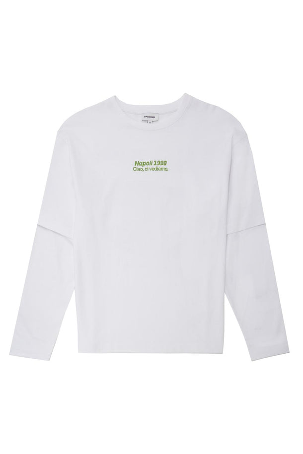 Product CAMISETA MANGA LARGA PIZZA BMK-White - Image 4