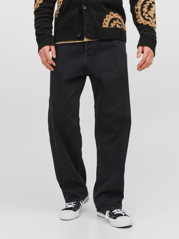 Product JEAN BAGGY TIRO ALTO ALEX 306 - Black Denim - Image 1