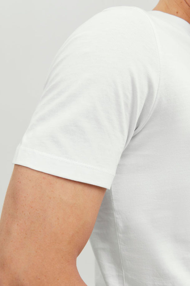 Product CAMISETA ORGANIC - White Detail:SLIM - Image 3