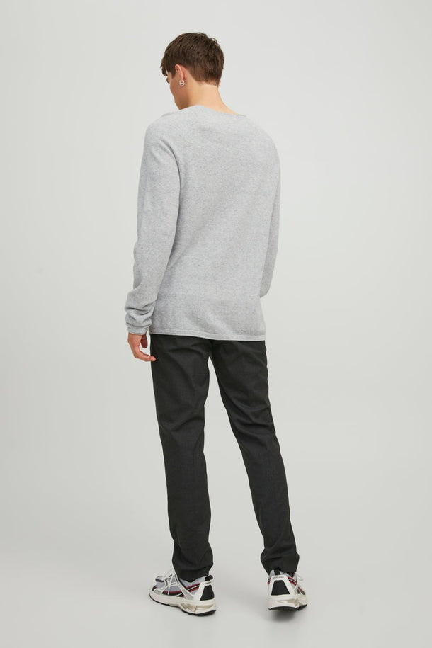 Product SWEATER HILL - Light Grey Melange - Image 4