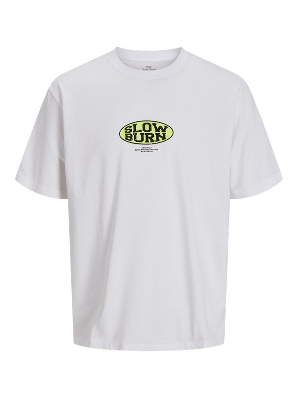 Product CAMISETA COMPACT-Bright White Print:SLOW BURN - Image 2
