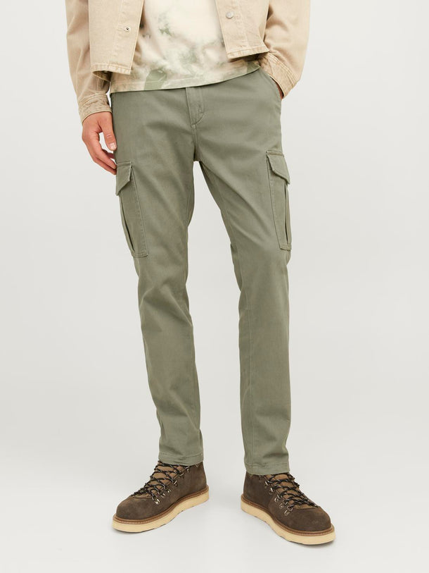 Product PANTALÓN CARGO SLIM TIRO MEDIO JOE - Dusty Olive - Image 17