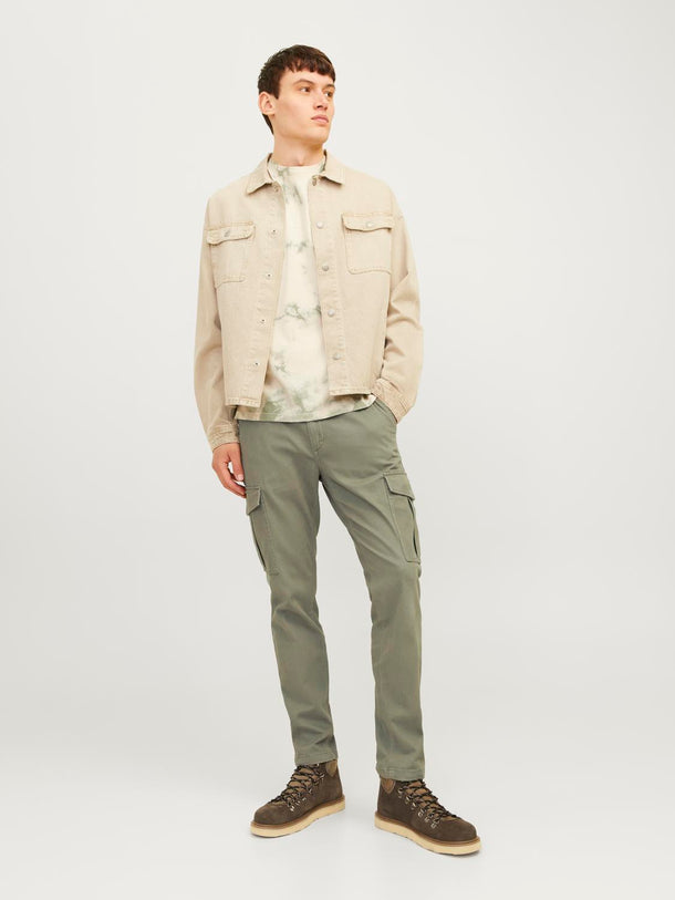 Product PANTALÓN CARGO SLIM TIRO MEDIO JOE - Dusty Olive - Image 18