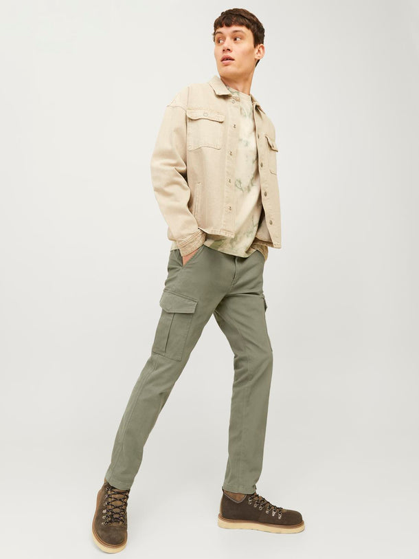 Product PANTALÓN CARGO SLIM TIRO MEDIO JOE - Dusty Olive - Image 19