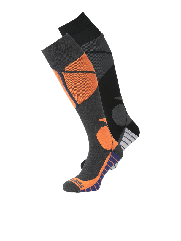 Product SKI PACK DE MEDIAS LARGAS SKI - Black Pack:Dark Grey Melange - Image 3