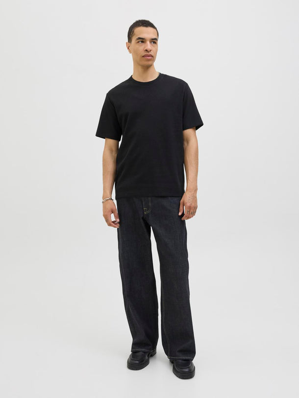 Product CAMISETA RELAXED CON TEXTURA AUSTIN-Black - Image 2