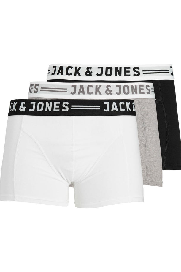 Product BOXERS PACK SENSE - Light Grey Melange Detail:BLACK & WHITE - Image 5