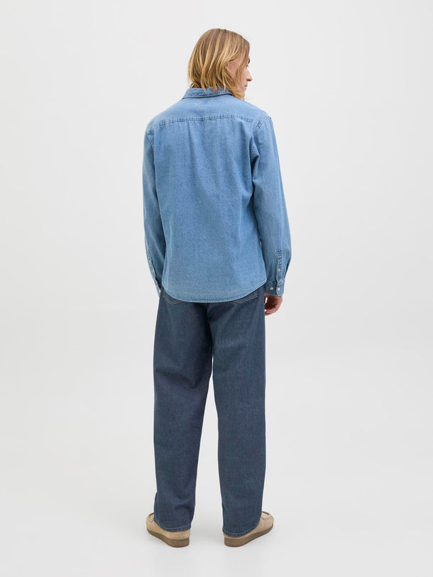 Product JEAN BAGGY TIRO ALTO ALEX CLASSIC 651-Blue Denim - Image 4