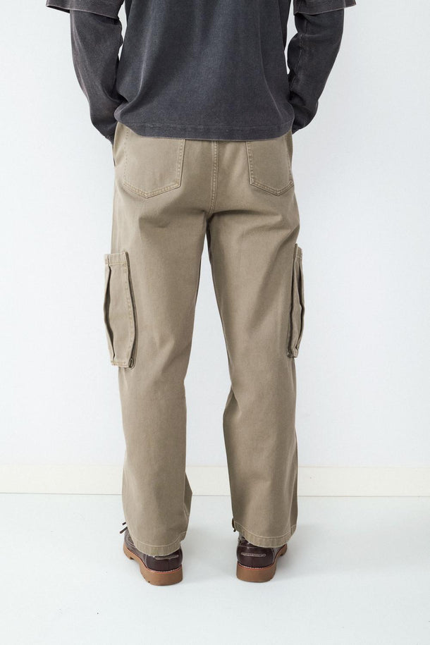 Product PANTALÓN CARGO STRAIGHT BMK-Khaki - Image 3