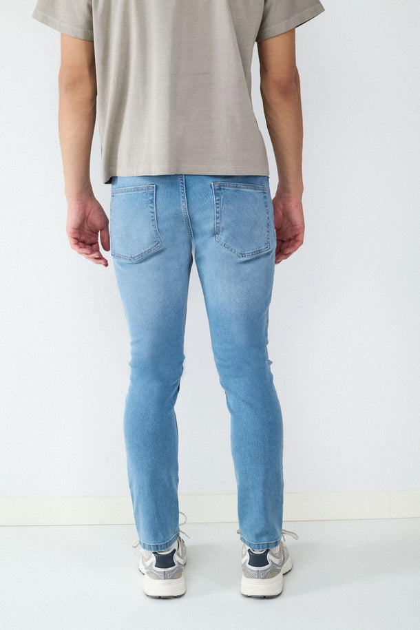Product JEAN STRAIGHT SLIM BMK-Light Blue Denim - Image 3