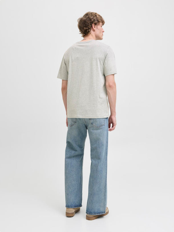 Product CAMISETA REGULAR ORGANIC-Light Grey Melange - Image 4