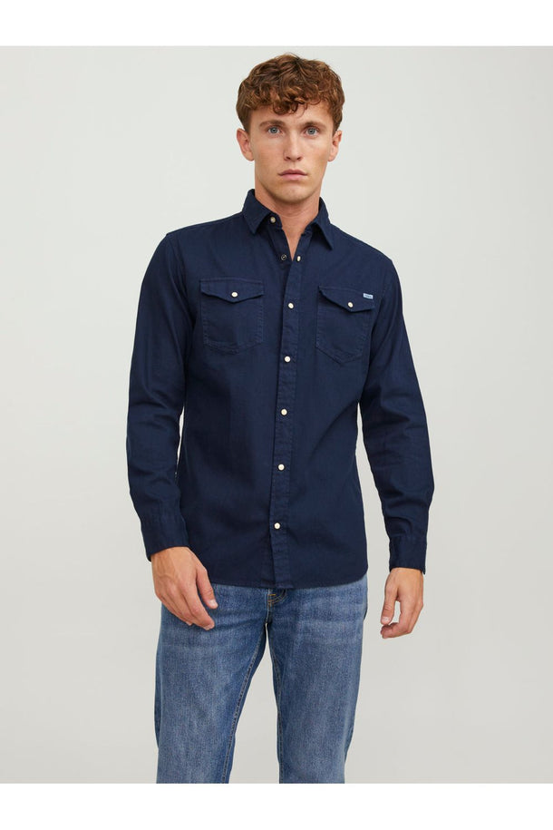 Product CAMISA SHERIDAN - Dark Navy Fit:SLIM - Image 1