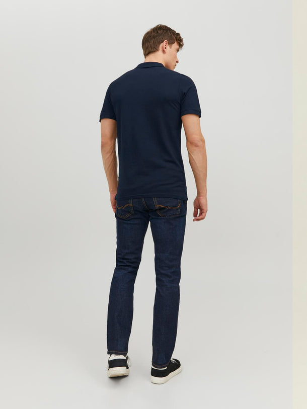 Product CAMISETA POLO BASIC - Navy Blazer Detail:SLIM FIT - Image 4