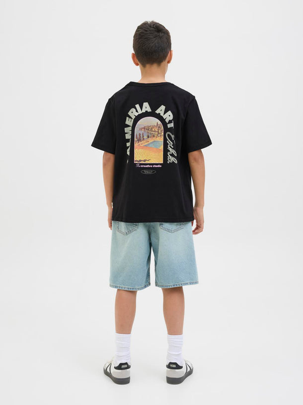 Product CAMISETA LOOSE ESTAMPADA ALMERIA JNR - Black - Image 2