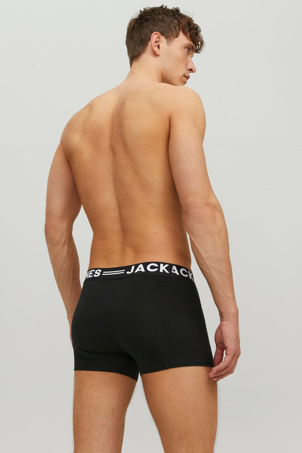 Product BOXERS PACK SENSE - Light Grey Melange Detail:BLACK & WHITE - Image 3